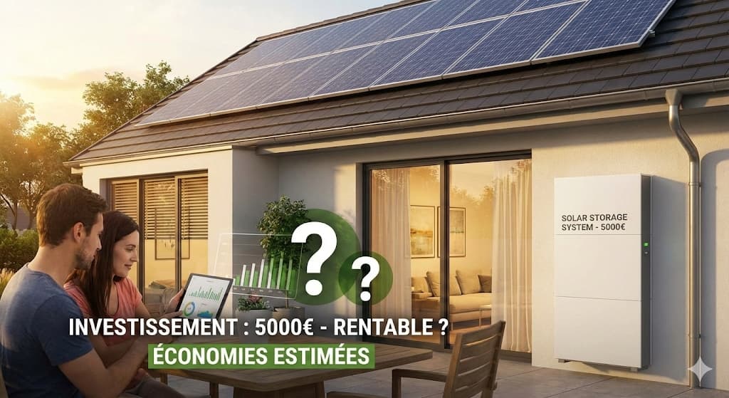 Batterie de Stockage Solaire : Est-ce Rentable d'Investir 5000€ de Plus ?