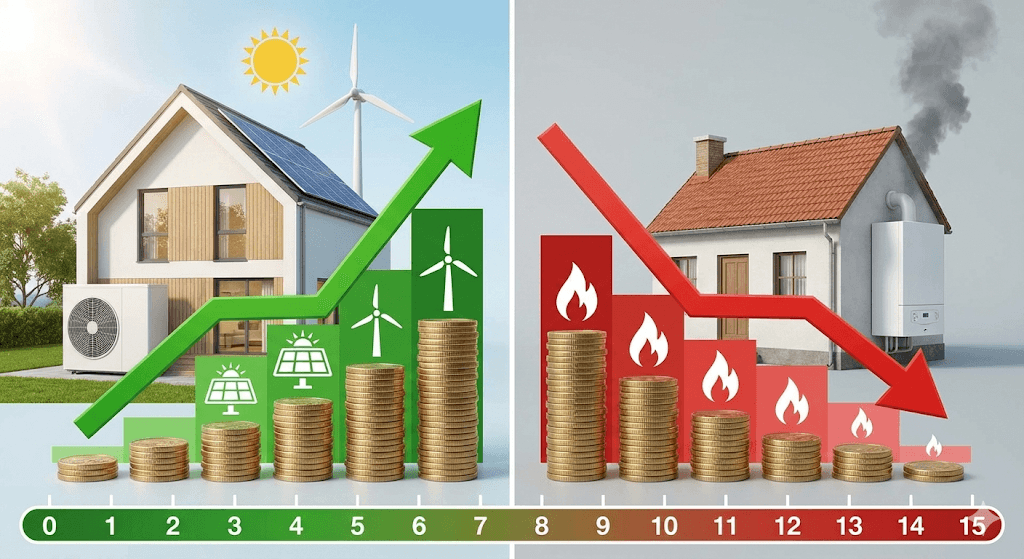 Pompe à Chaleur vs Chaudière Gaz : Le comparatif de rentabilité sur 15 ans