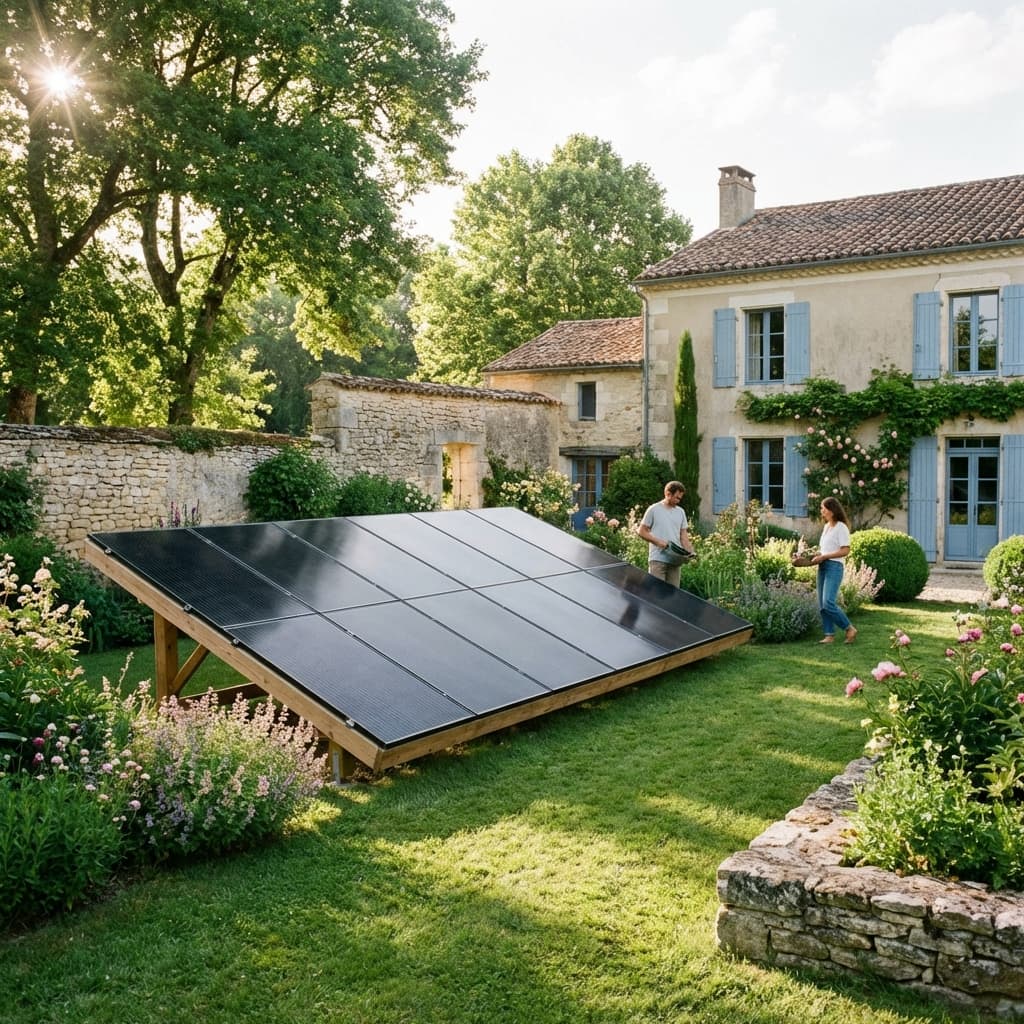 Installation de panneaux solaires au sol : Faut-il un permis de construire ?