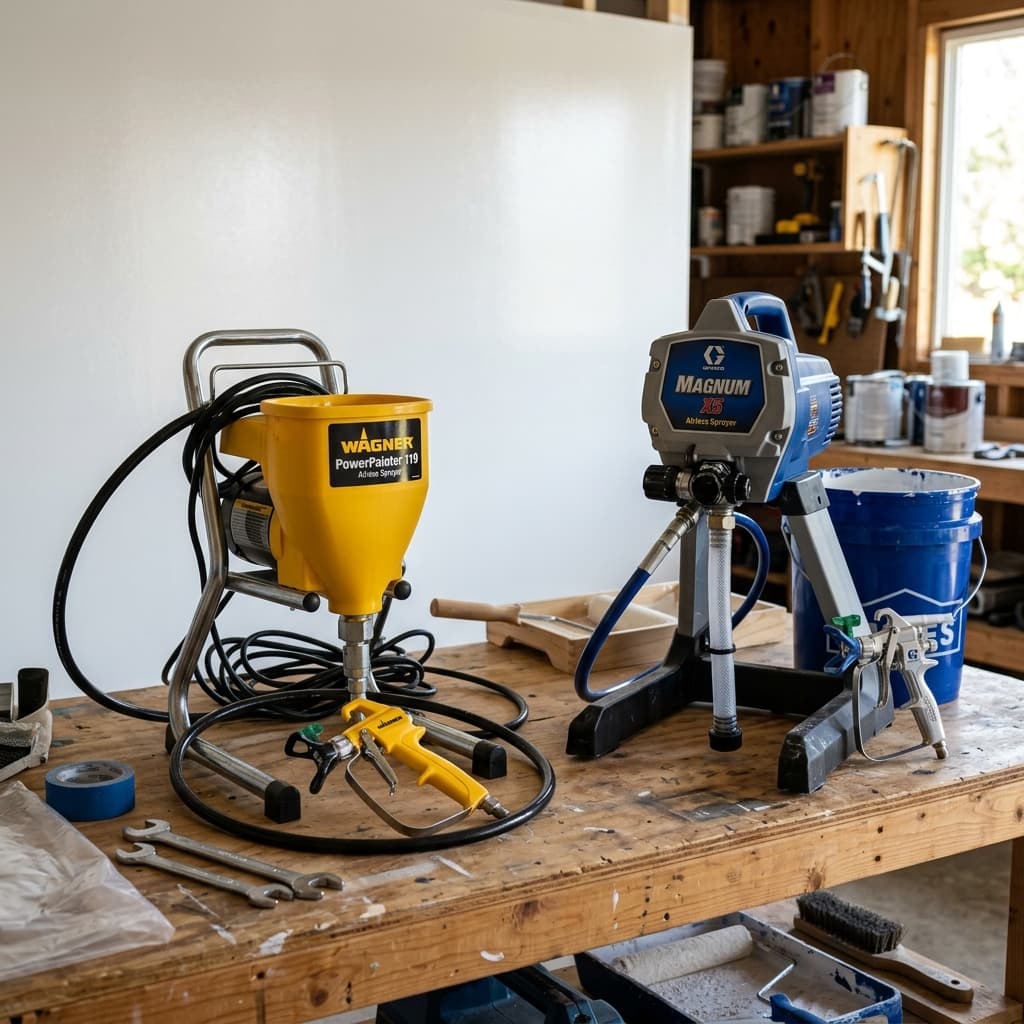 Comparatif Pistolets à Peinture (Airless) : Wagner vs Graco